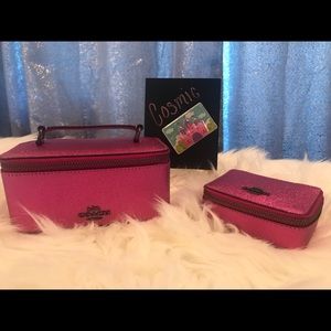 NWT Gorgeous Coach Jewelry Box & Pill Box💖
